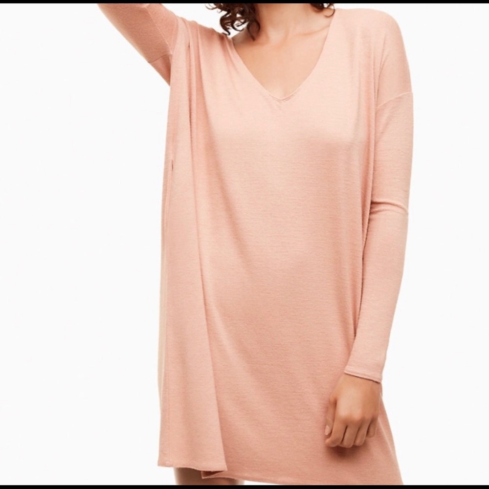 Aritzia Gail dress light pink